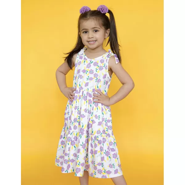 Arshiner Toddler Summer Dress Little Girls Casual Beach Party Bowknot Sling Sundress with Pocket