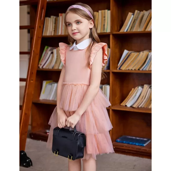 Arshiner Toddler Tutu Dress Girls Fluffy Tiered Summer Dresses Cute Party Tulle Sundress for Kids 2-7Y