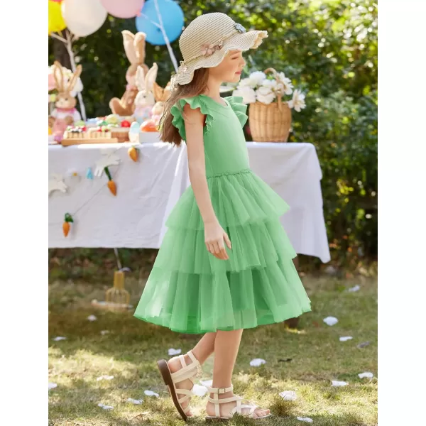 Arshiner Toddler Tutu Dress Girls Fluffy Tiered Summer Dresses Cute Party Tulle Sundress for Kids 2-7Y