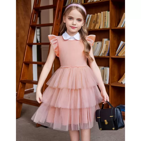 Arshiner Toddler Tutu Dress Girls Fluffy Tiered Summer Dresses Cute Party Tulle Sundress for Kids 2-7Y
