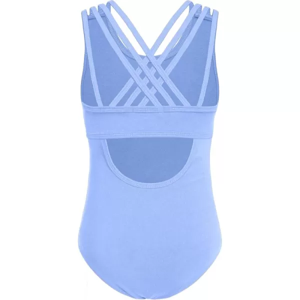 Arshiner Girls Ballet Leotards Dance Gymnastic Outfits Crisscross Straps SleevelessTank Dancewear