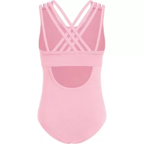 Arshiner Girls Ballet Leotards Dance Gymnastic Outfits Crisscross Straps SleevelessTank Dancewear