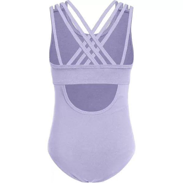 Arshiner Girls Ballet Leotards Dance Gymnastic Outfits Crisscross Straps SleevelessTank Dancewear