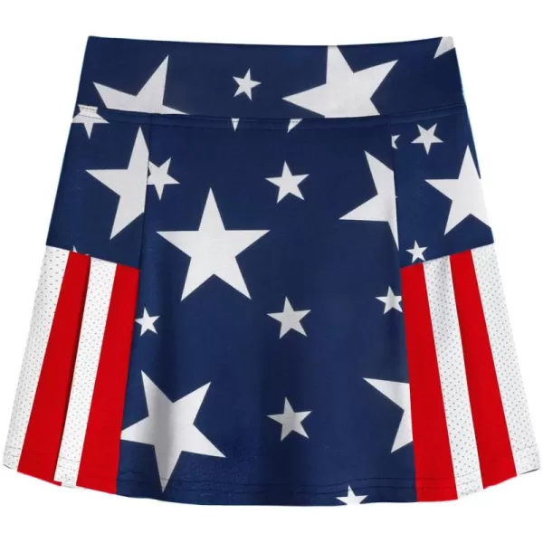 Arshiner Girl's Sport Skirts with Shorts Athletic Pleated Skort Colorful Performance Skorts