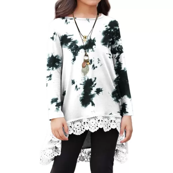 Arshiner Girls Tunic Tops Casual Basic Loose Soft Swing Pullover Long Blouse T-Shirt Tee