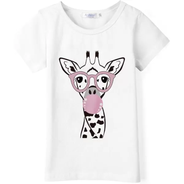 Arshiner Girls Unicorn Shirts Short Sleeve Flip Sequin T-Shirt Tops