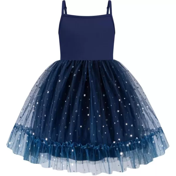 Arshiner Toddler Girls Tulle Dress Rainbow Tutu Birthday Party Princess Dresses Ruffle Hem Cami Dress Summer Outfit Size 2-6