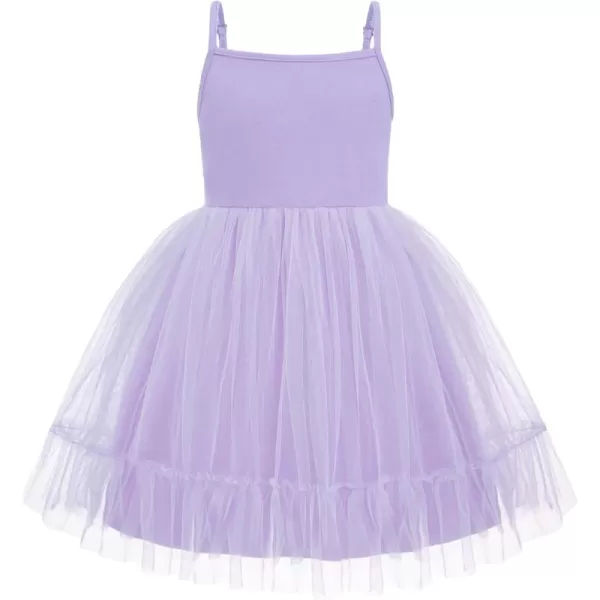 Arshiner Toddler Girls Tulle Dress Rainbow Tutu Birthday Party Princess Dresses Ruffle Hem Cami Dress Summer Outfit Size 2-6