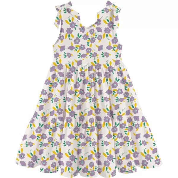 Arshiner Toddler Summer Dress Little Girls Casual Beach Party Bowknot Sling Sundress with Pocket