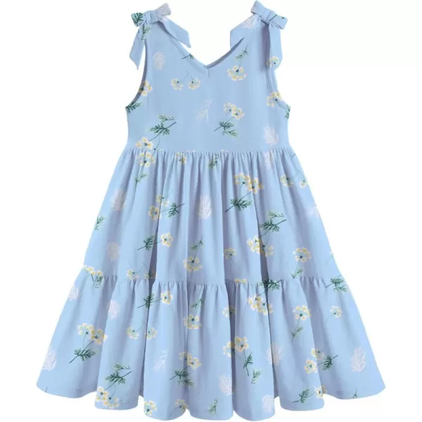 Arshiner Toddler Summer Dress Little Girls Casual Beach Party Bowknot Sling Sundress with Pocket