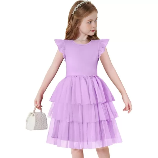Arshiner Toddler Tutu Dress Girls Fluffy Tiered Summer Dresses Cute Party Tulle Sundress for Kids 2-7Y