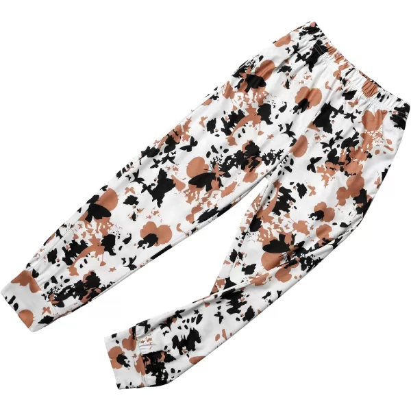 Arshiner Girls Clothing Sets Tie Dye Twist Front Tops &amp; Sweatpants Outfits Sportwear Sweatsuits Tracksuits 4-13 Year