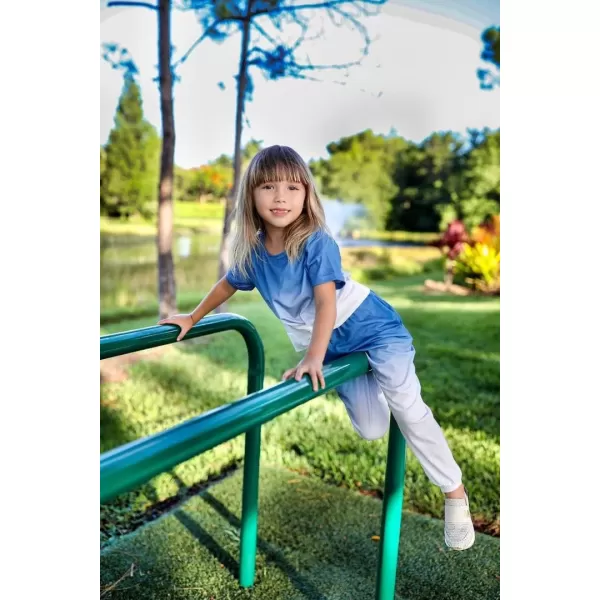 Arshiner Girls Clothing Sets Tie Dye Twist Front Tops &amp; Sweatpants Outfits Sportwear Sweatsuits Tracksuits 4-13 Year