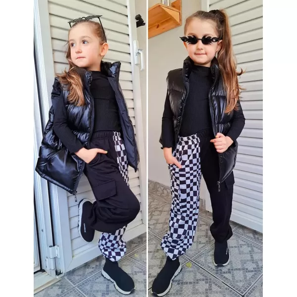 Arshiner Girls Joggers Sweatpants Kids Cargo Loose High Waisted Pants with Pockets 5-16 Years