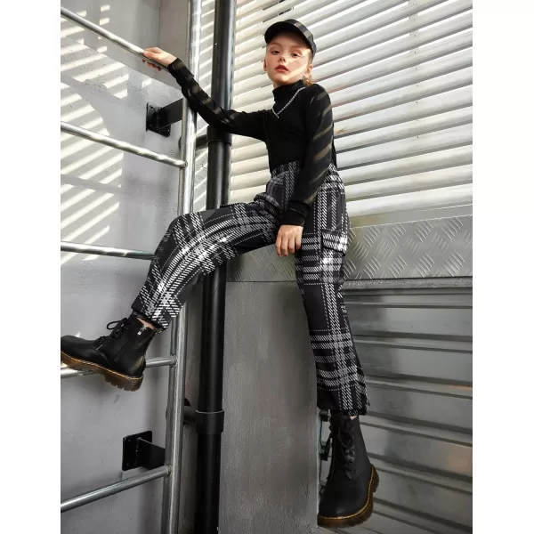 Arshiner Girls Joggers Sweatpants Kids Cargo Loose High Waisted Pants with Pockets 5-16 Years