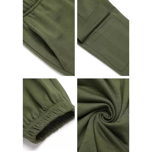 Arshiner Girls Joggers Sweatpants Kids Cargo Loose High Waisted Pants with Pockets 5-16 Years