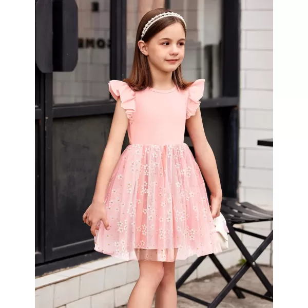 Arshiner Toddler Tutu Dress Little Girls Fluffy Summer Dresses Casual Party Tulle Sundress for Kids 2-6Y