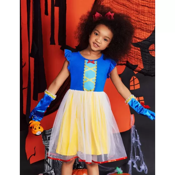 Arshiner Toddler Tutu Dress Little Girls Fluffy Summer Dresses Casual Party Tulle Sundress for Kids 2-6Y