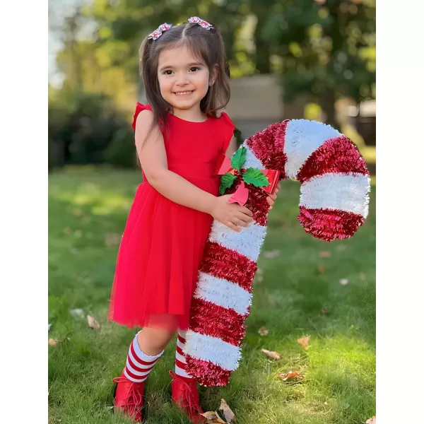 Arshiner Toddler Tutu Dress Little Girls Fluffy Summer Dresses Casual Party Tulle Sundress for Kids 2-6Y