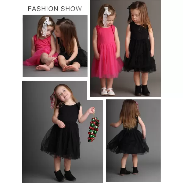 Arshiner Toddler Tutu Dress Little Girls Fluffy Summer Dresses Casual Party Tulle Sundress for Kids 2-6Y
