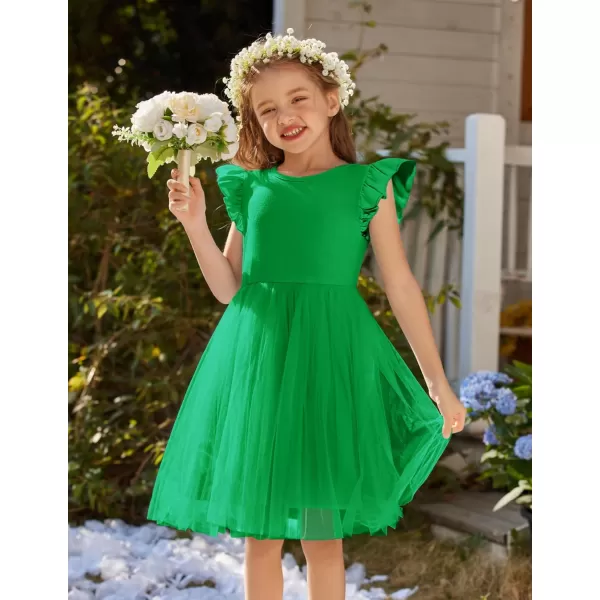 Arshiner Toddler Tutu Dress Little Girls Fluffy Summer Dresses Casual Party Tulle Sundress for Kids 2-6Y