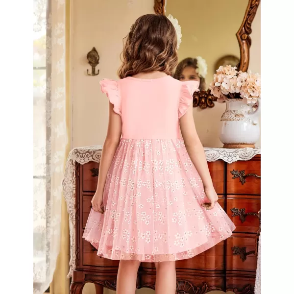 Arshiner Toddler Tutu Dress Little Girls Fluffy Summer Dresses Casual Party Tulle Sundress for Kids 2-6Y