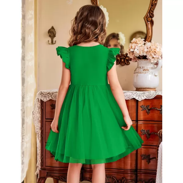 Arshiner Toddler Tutu Dress Little Girls Fluffy Summer Dresses Casual Party Tulle Sundress for Kids 2-6Y