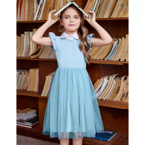Arshiner Toddler Tutu Dress Little Girls Fluffy Summer Dresses Casual Party Tulle Sundress for Kids 2-6Y