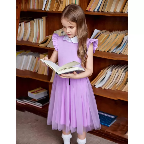 Arshiner Toddler Tutu Dress Little Girls Fluffy Summer Dresses Casual Party Tulle Sundress for Kids 2-6Y