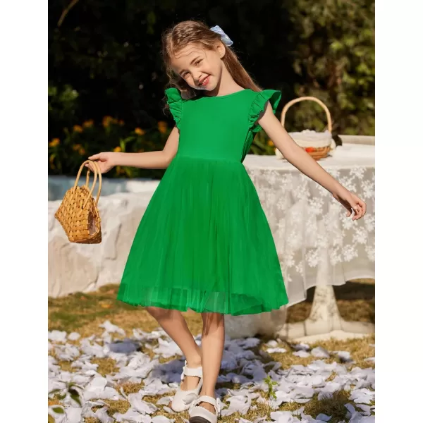 Arshiner Toddler Tutu Dress Little Girls Fluffy Summer Dresses Casual Party Tulle Sundress for Kids 2-6Y