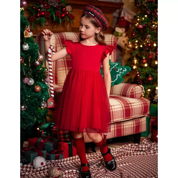 Arshiner Toddler Tutu Dress Little Girls Fluffy Summer Dresses Casual Party Tulle Sundress for Kids 2-6Y