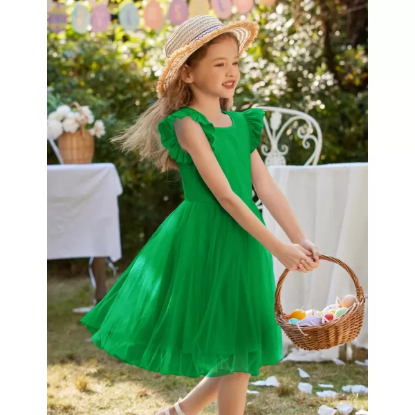 Arshiner Toddler Tutu Dress Little Girls Fluffy Summer Dresses Casual Party Tulle Sundress for Kids 2-6Y