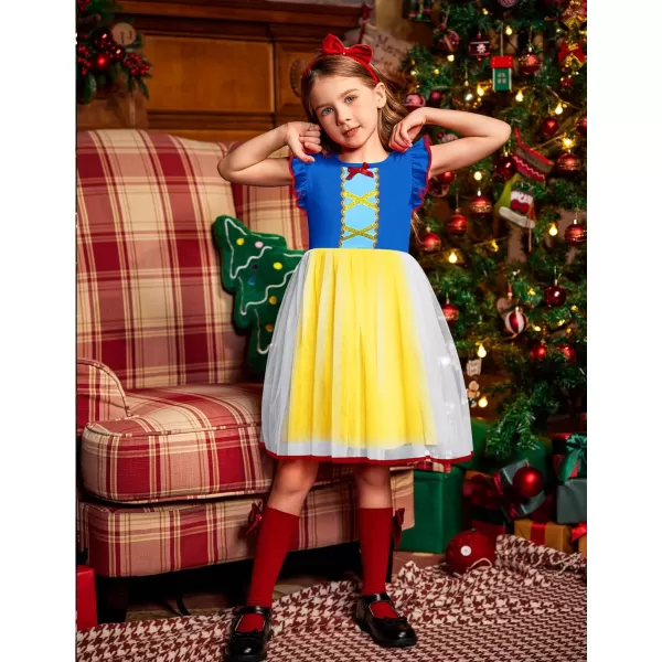 Arshiner Toddler Tutu Dress Little Girls Fluffy Summer Dresses Casual Party Tulle Sundress for Kids 2-6Y
