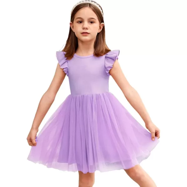 Arshiner Toddler Tutu Dress Little Girls Fluffy Summer Dresses Casual Party Tulle Sundress for Kids 2-6Y