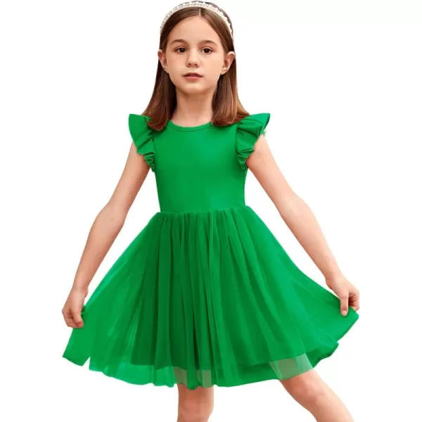 Arshiner Toddler Tutu Dress Little Girls Fluffy Summer Dresses Casual Party Tulle Sundress for Kids 2-6Y