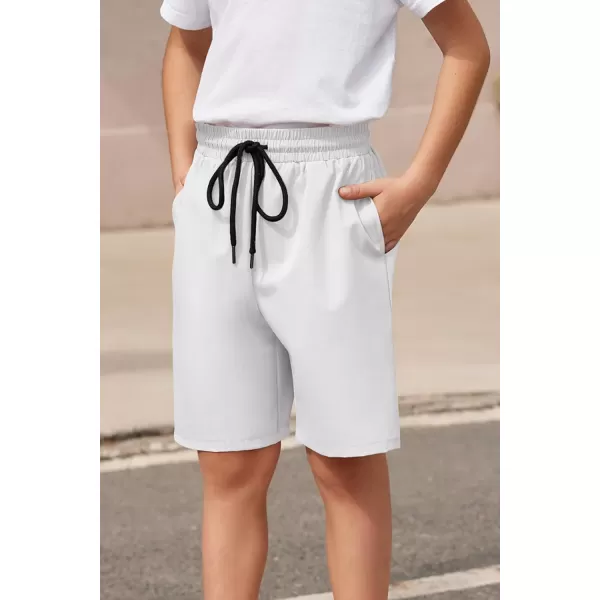 Arshiner Boys Athletic Shorts Kids Youth Quick Dry Summer Shorts Running Hiking Casual with Pockets 5-13 Years