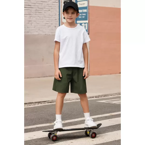 Arshiner Boys Athletic Shorts Kids Youth Quick Dry Summer Shorts Running Hiking Casual with Pockets 5-13 Years