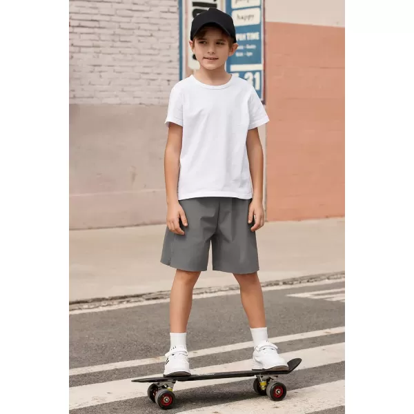 Arshiner Boys Athletic Shorts Kids Youth Quick Dry Summer Shorts Running Hiking Casual with Pockets 5-13 Years