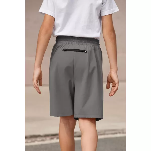 Arshiner Boys Athletic Shorts Kids Youth Quick Dry Summer Shorts Running Hiking Casual with Pockets 5-13 Years