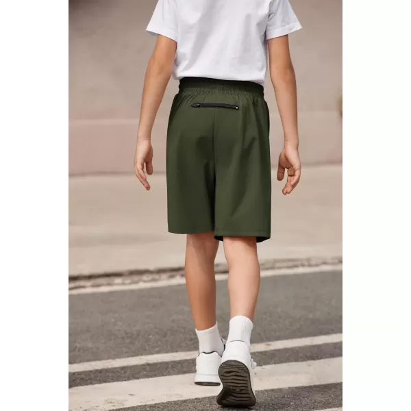 Arshiner Boys Athletic Shorts Kids Youth Quick Dry Summer Shorts Running Hiking Casual with Pockets 5-13 Years