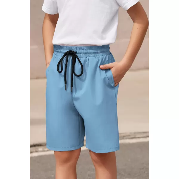 Arshiner Boys Athletic Shorts Kids Youth Quick Dry Summer Shorts Running Hiking Casual with Pockets 5-13 Years