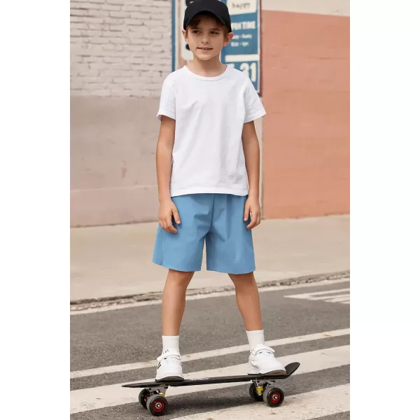 Arshiner Boys Athletic Shorts Kids Youth Quick Dry Summer Shorts Running Hiking Casual with Pockets 5-13 Years