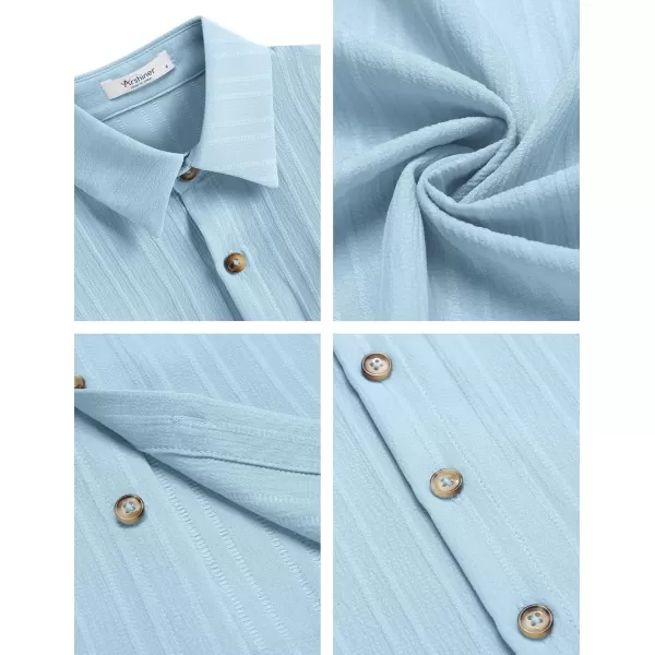 Arshiner Boys Casual Short Sleeve Button Down Shirt Collared Beach Shirt Size 3-12 Years Old