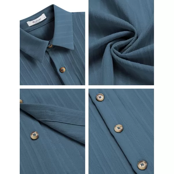 Arshiner Boys Casual Short Sleeve Button Down Shirt Collared Beach Shirt Size 3-12 Years Old