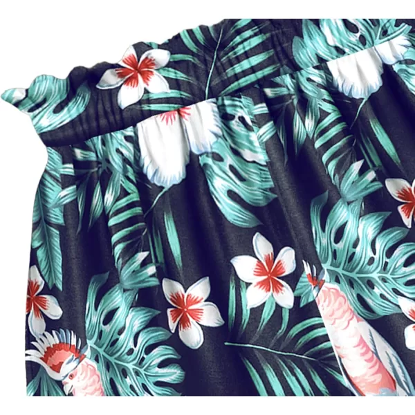 Arshiner Girls 2 Piece Outfits Summer Clothes Ruffle Short Sleeve Shirts Top and High Waist Paper Bag Shorts Set with Pockets