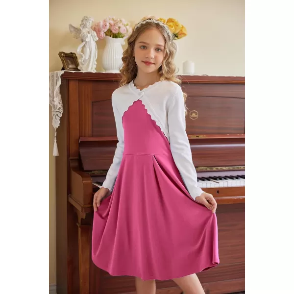 Arshiner Girls' Dress Halter Neck Summer Sundress Sleeveless Elegant A-line Pockets Party Dress