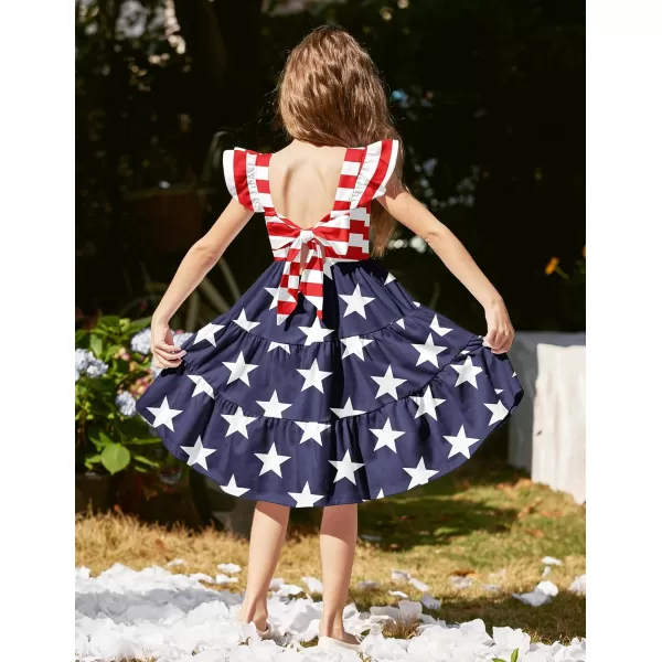 Arshiner Toddler Dress Little Girls Summer Cotton Backless High Low Hem Beach Casual Sundress with Pockets