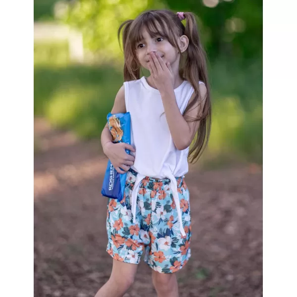 Arshiner Girl's 2 Piece Outfits Tie Knot Tank Top and Paperbag Waist Pocketed Summer Short Sets