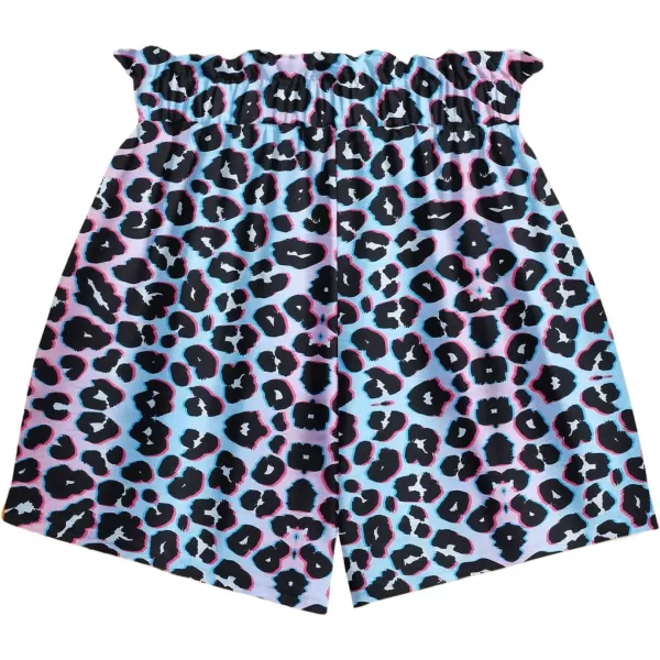 Arshiner Girl's 2 Piece Outfits Tie Knot Tank Top and Paperbag Waist Pocketed Summer Short Sets