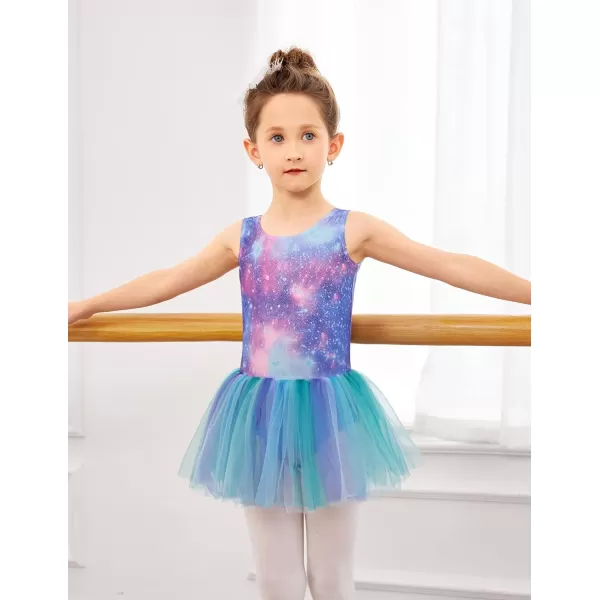 Arshiner Girls Dance Tutu Dress Sparkly Sequin Ballet Leotards Cross Back Ballerina Costumes for Toddler Party